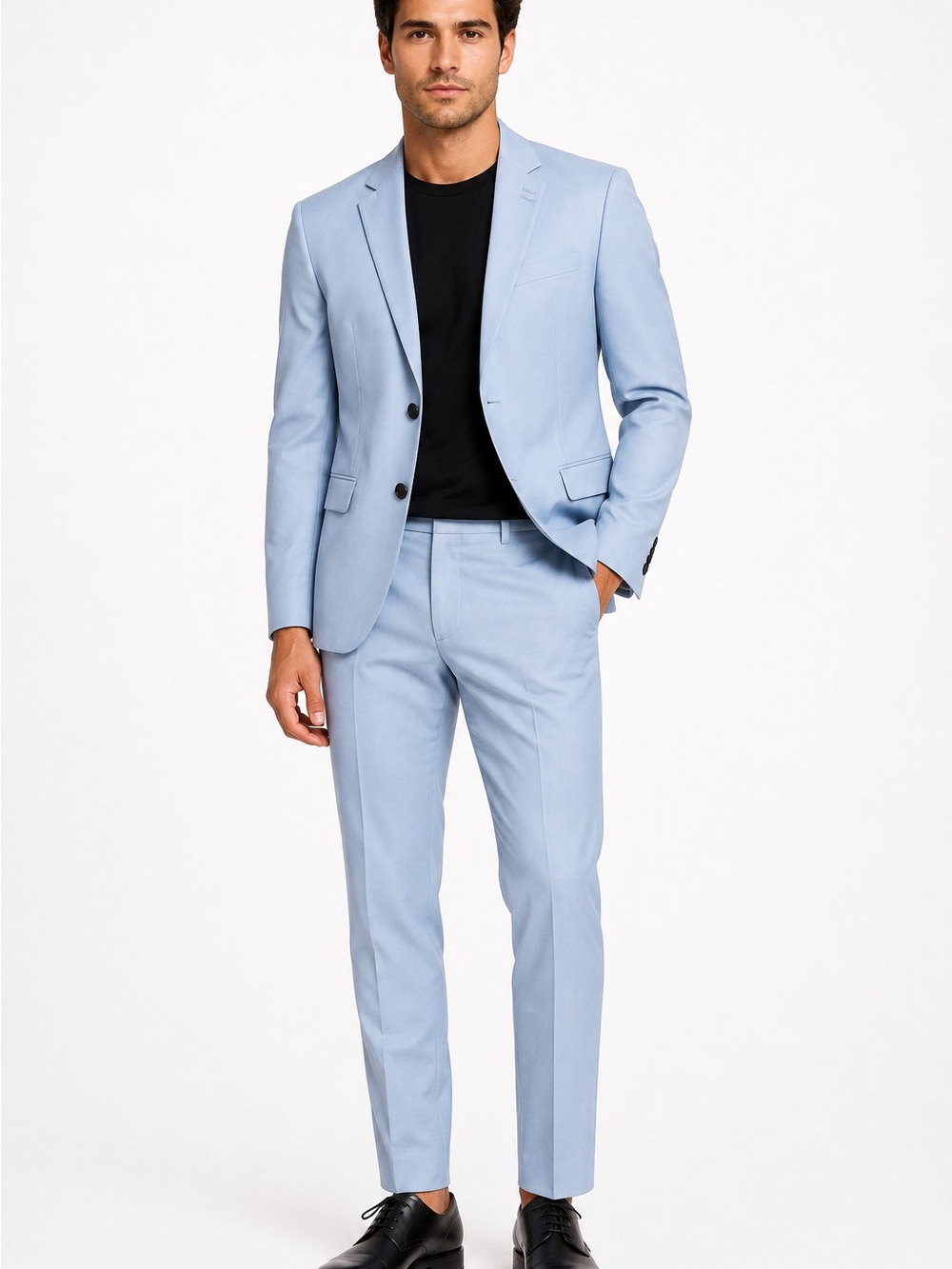 The Kooples Men’s Light Blue Wool Blazer – Size 48 – NWT - US 38